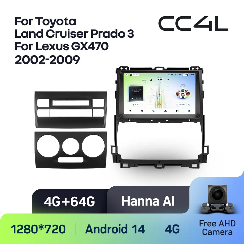 Toyota Land Cruiser Prado 120 3 III For Lexus GX470 GX 470 J120 2002 - 2009 - Image 6