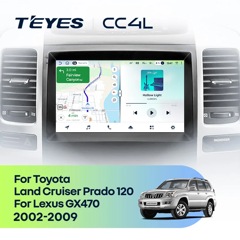 Toyota Landcruiser Land Cruiser Prado 120 J120 / Lexus GX470 GX 470 (2002-2009) [B]