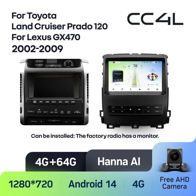 Toyota Landcruiser Land Cruiser Prado 120 J120 / Lexus GX470 GX 470 (2002-2009) [B] - Image 7