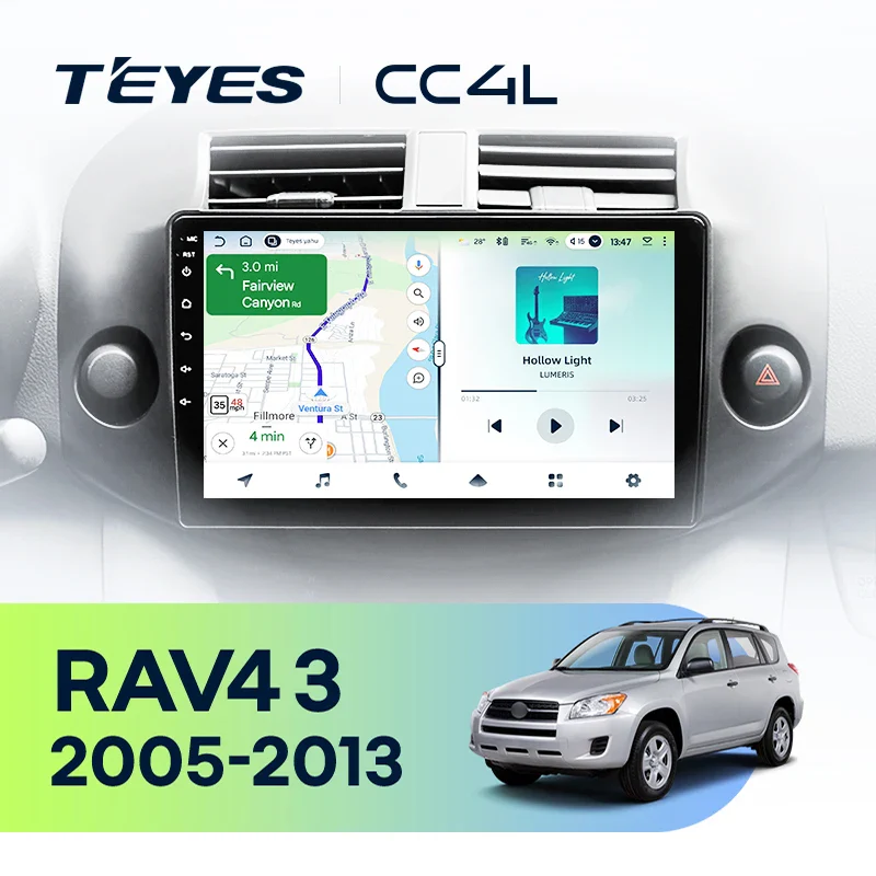 Toyota RAV4 3 XA30 (2005-2013) 10" Screen