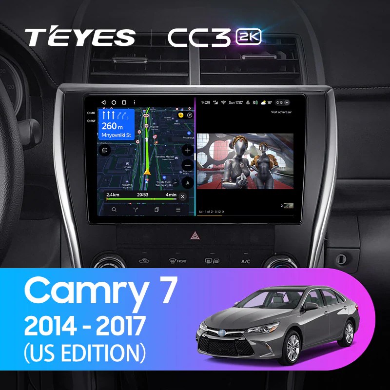 Toyota Camry 7 XV 50 55 (2014-2017) US EDITION