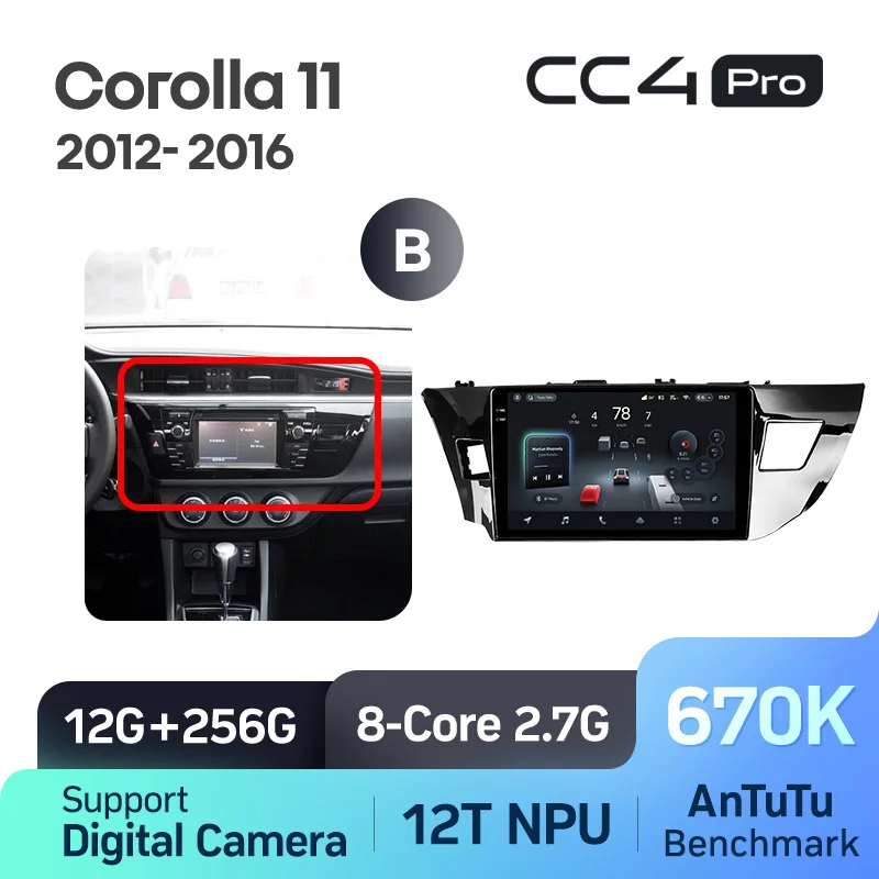 Toyota Corolla 11 (2012-2016) Left Hand Drive - Image 11