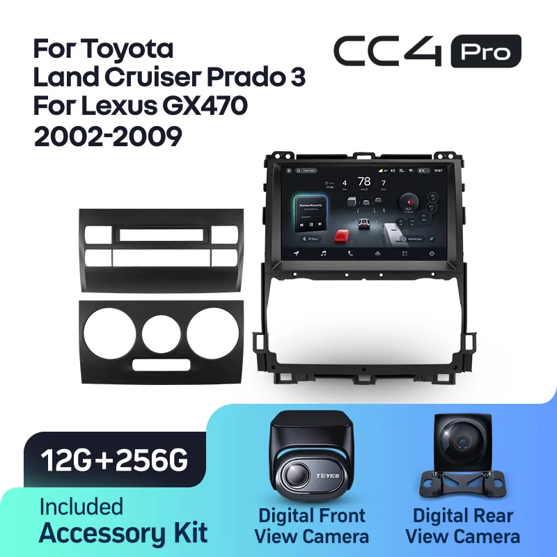 Toyota Land Cruiser Prado 120 3 III For Lexus GX470 GX 470 J120 (2002-2009) - Image 10