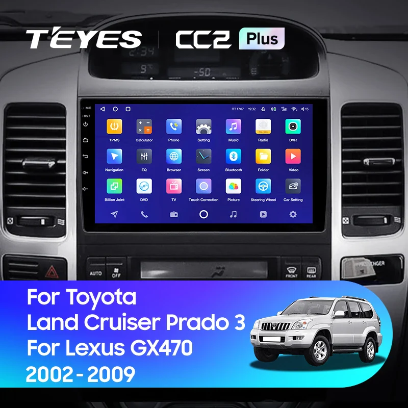 Toyota Land Cruiser Prado 120 3 III / Lexus GX470 GX 470 J120 (2002-2009)
