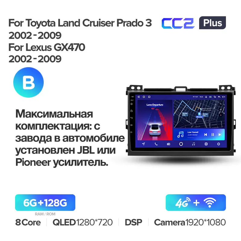 Toyota Land Cruiser Prado 120 3 III / Lexus GX470 GX 470 J120 (2002-2009) - Image 9