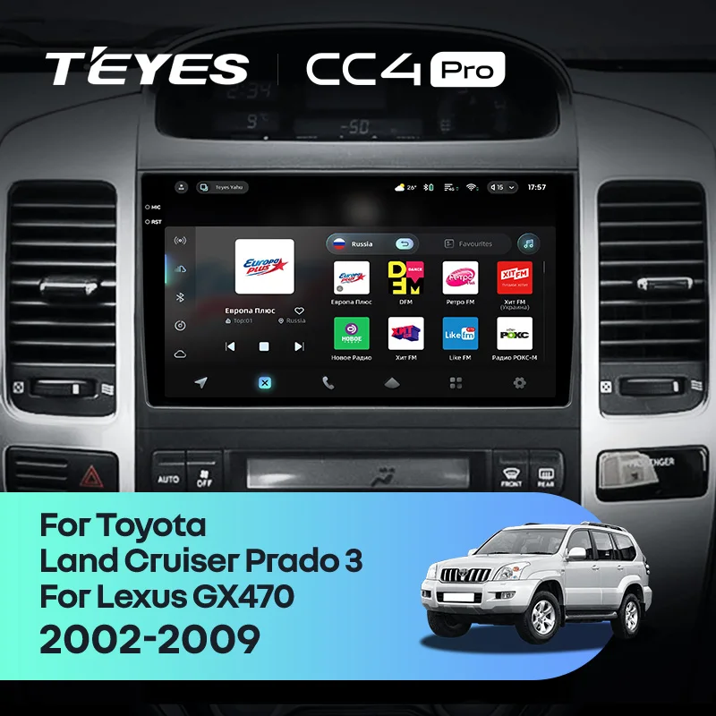Toyota Land Cruiser Prado 120 3 / Lexus GX470 GX 470 J120 (2002-2009)