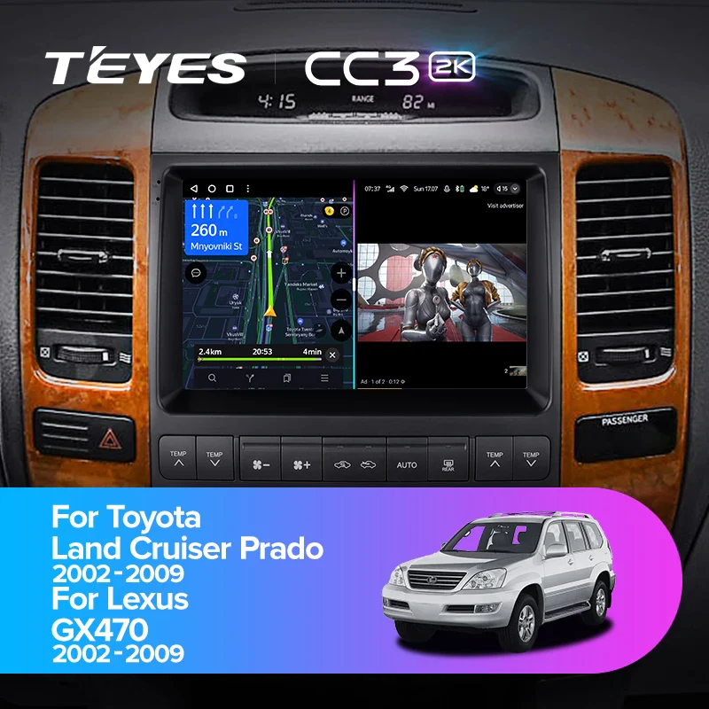 Toyota Land Cruiser Prado 120 / Lexus GX470 GX 470 J120 (2002-2009)