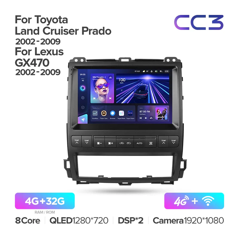 Toyota Land Cruiser Prado 120 / Lexus GX470 GX 470 J120 (2002-2009) - Image 5