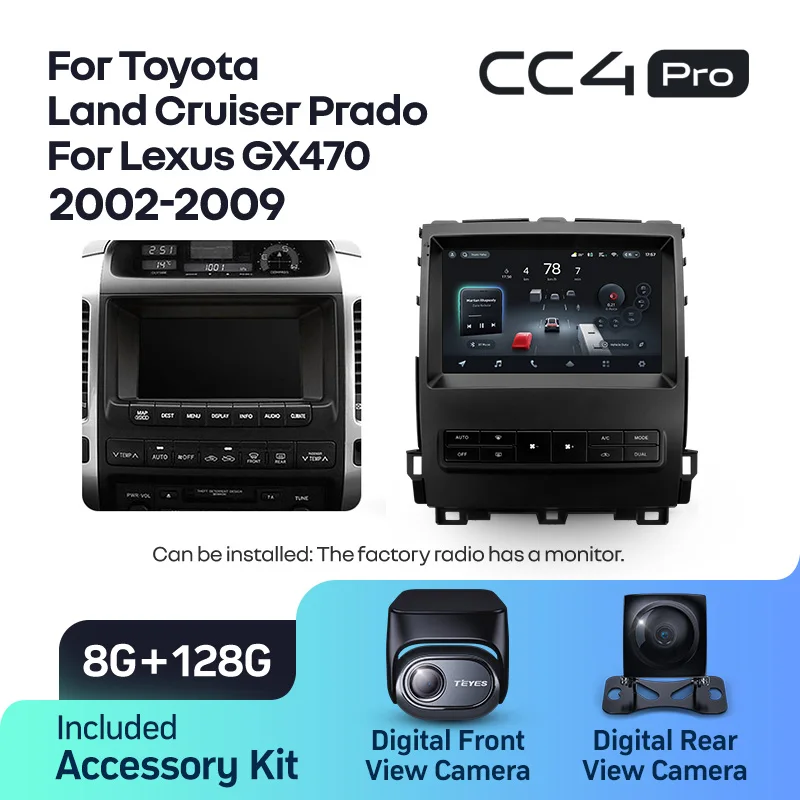 Toyota Landcruiser Land Cruiser Prado 120 J120 / Lexus GX470 GX 470 (2002-2009) [B] - Image 8