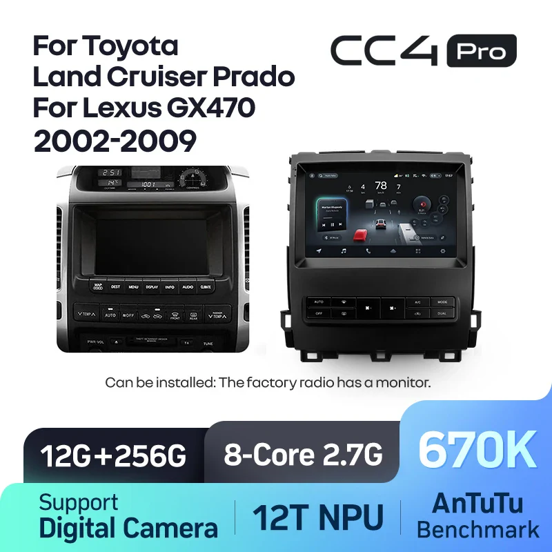 Toyota Landcruiser Land Cruiser Prado 120 J120 / Lexus GX470 GX 470 (2002-2009) [B] - Image 9
