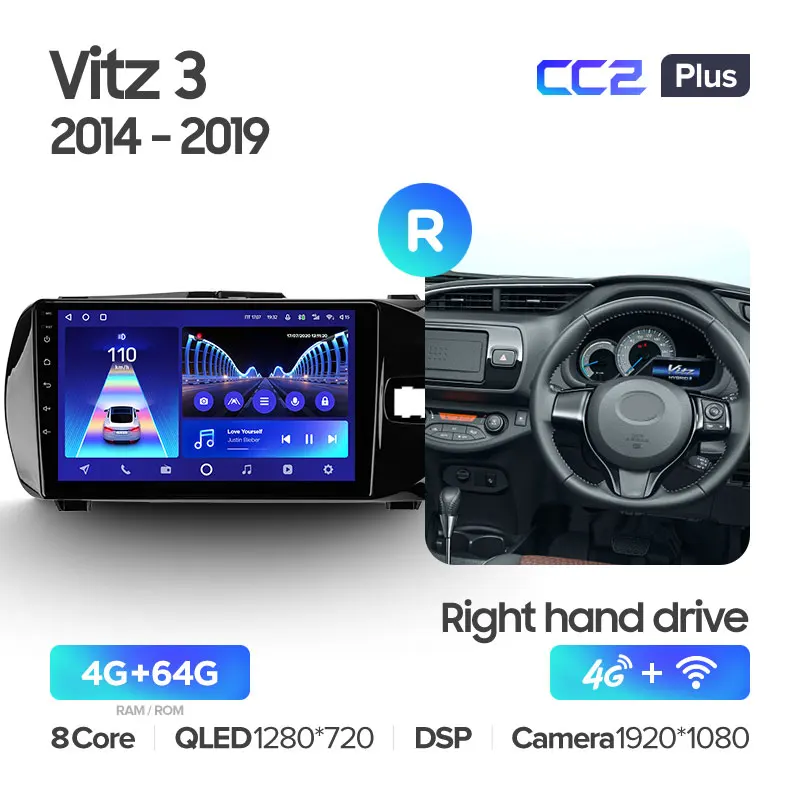 Toyota Vitz 3 III XP130 (2014-2019) Right hand drive - Image 8